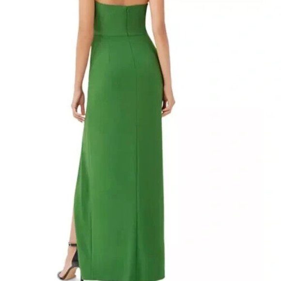 Aidan by Aidan Mattox Halter Cutout Gown - Picture 5 of 5